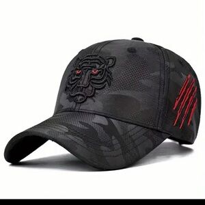 Tiger Embroidery Unisex Baseball Cap Camouflage Tactical Sports